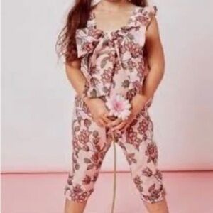 For love and lemons lil Lemons floral harem romper